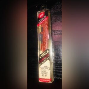 VTG TIMEX GENUINE LEATHER CLIK-ON WATCHBAND 14mm